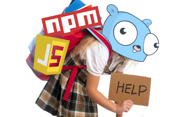 NPM and JS with Go
